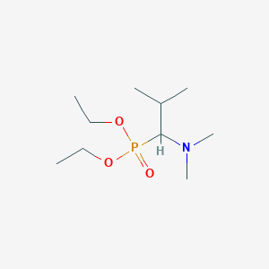 1-Diethoxyphosphoryl-N,N,2-trimethyl-propan-1-amine