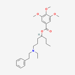 N-Ethyl-N-(4-hydroxyheptyl)phenethylamine 3,4,5-trimethoxybenzoate (ester)