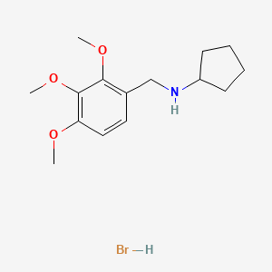 N-(2,3,4-Trimethoxybenzyl)cyclopentanamine hydrobromide