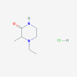 4-Ethyl-3-methylpiperazin-2-one hydrochloride