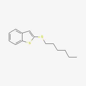 Benzo[b]thiophene, 2-(hexylthio)-