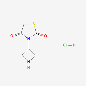 3-(Azetidin-3-yl)thiazolidine-2,4-dione hydrochloride