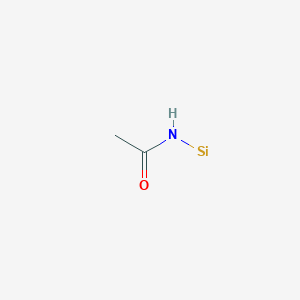 molecular formula C2H4NOSi B13798132 Acetamidosilane 