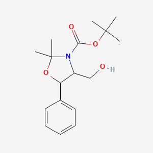 tert-Butyl (4R,5R)-4-(hydroxymethyl)-2,2-dimethyl-5-phenyloxazolidine-3-carboxylate