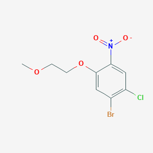 1-Bromo-2-chloro-5-(2-methoxyethoxy)-4-nitrobenzene