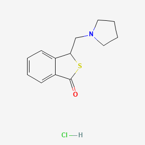 3-(1-Pyrrolidinylmethyl)benzo(c)thiophen-1(3H)-one hydrochloride