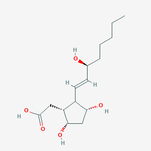 2-[(1R,3R,5S)-3,5-dihydroxy-2-[(E,3S)-3-hydroxyoct-1-enyl]cyclopentyl]acetic acid