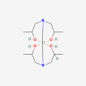 1-[2-[Bis(2-hydroxypropyl)amino]ethyl-(2-hydroxypropyl)amino]propan-2-ol;titanium