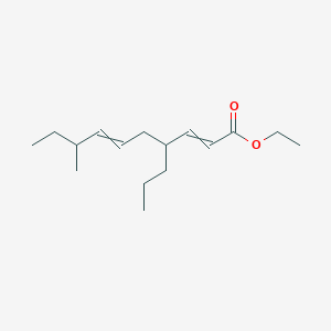 8-Methyl-4-propyl-2,6-decadienoic acid ethyl ester