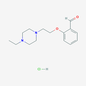 2-[2-(4-Ethyl-1-piperazinyl)ethoxy]benzaldehyde hydrochloride