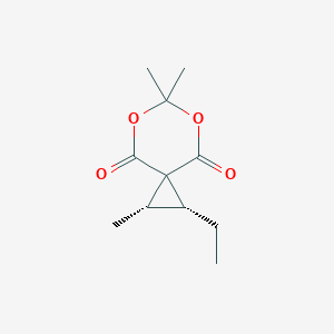 (1S,2R)-2-ethyl-1,6,6-trimethyl-5,7-dioxaspiro[2.5]octane-4,8-dione