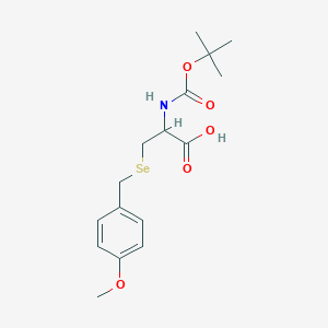 molecular formula C16H23NO5Se B1379836 Boc-Sec(Mob)-OH CAS No. 1275614-52-2
