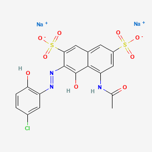 Disodium;5-acetamido-3-[(5-chloro-2-hydroxyphenyl)diazenyl]-4-hydroxynaphthalene-2,7-disulfonate