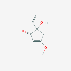 5-Hydroxy-3-methoxy-5-vinyl-2-cyclopenten-1-one