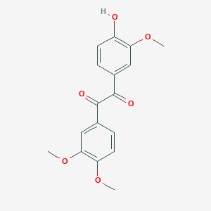 1-(3,4-Dimethoxyphenyl)-2-(4-hydroxy-3-methoxyphenyl)ethane-1,2-dione