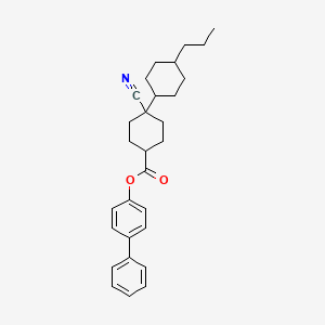 4-Cyano-4'-biphenylyl trans-4-(4-propylcyclohexyl)-1-cyclohexanecarboxylate