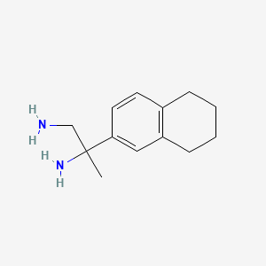 2-(5,6,7,8-Tetrahydro-2-naphthyl)-1,2-propanediamine