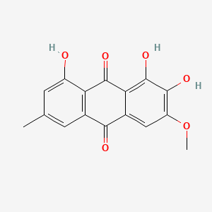 molecular formula C16H12O6 B13798520 Dermoglaucin CAS No. 7213-59-4