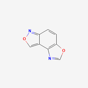 molecular formula C8H4N2O2 B13798523 Oxazolo[4,5-e][2,1]benzisoxazole CAS No. 630112-26-4