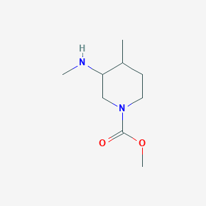 Methyl 4-methyl-3-(methylamino)piperidine-1-carboxylate