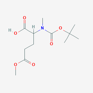 molecular formula C12H21NO6 B1379878 Boc-N-Me-Glu(OMe)-OH CAS No. 2044709-85-3