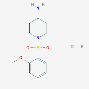 1-(2-Methoxy-benzenesulfonyl)-piperidin-4-ylamine hydrochloride