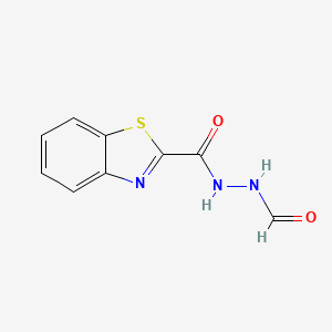 2-Benzothiazolecarboxylicacid,2-formylhydrazide(9CI)