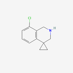 8'-Chloro-2',3'-dihydro-1'H-spiro[cyclopropane-1,4'-isoquinoline]