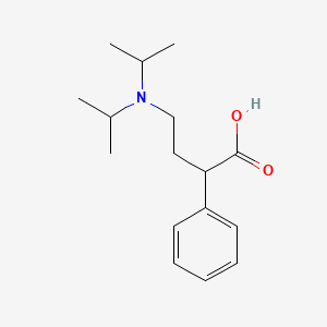 4-[Di(propan-2-yl)amino]-2-phenylbutanoic acid