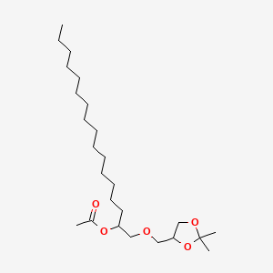 1-[(2,2-Dimethyl-1,3-dioxolan-4-yl)methoxy]-2-heptadecanol acetate