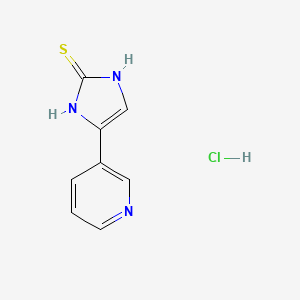 4-Pyridin-3-yl-1,3-dihydro-imidazole-2-thione hydrochloride