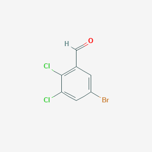 molecular formula C7H3BrCl2O B1379900 5-Bromo-2,3-dichlorobenzaldehyde CAS No. 1229246-37-0