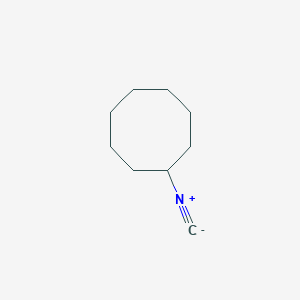 molecular formula C9H15N B13799008 Cyclooctane, isocyano- CAS No. 499207-71-5