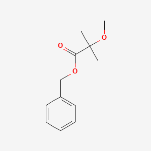 molecular formula C12H16O3 B1379906 Benzyl 2-Methoxy-2-methylpropionate CAS No. 1363165-96-1