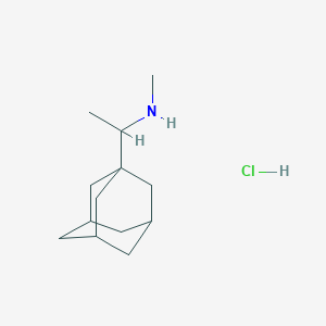 molecular formula C13H24ClN B1379907 1-(Adamantan-1-yl)-N-methylethan-1-amine hydrochloride CAS No. 33191-51-4