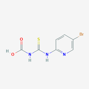molecular formula C7H6BrN3O2S B1379914 [(5-Bromopyridin-2-yl)carbamothioyl]carbamic acid CAS No. 1620482-38-3