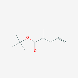 molecular formula C10H18O2 B1379919 叔丁基 2-甲基戊-4-烯酸酯 CAS No. 93958-20-4