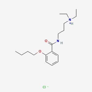 o-Butoxy-N-(3-(diethylamino)propyl)benzamide hydrochloride