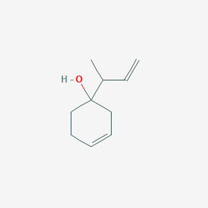 3-Cyclohexen-1-ol, 1-(1-methyl-2-propenyl)-(9CI)