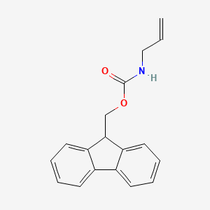 molecular formula C18H17NO2 B1379941 9H-fluoren-9-ylmethyl N-(prop-2-en-1-yl)carbamate CAS No. 856438-23-8