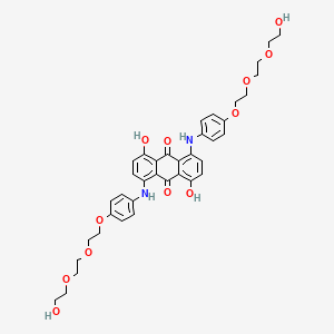 9,10-Anthracenedione, 1,5-dihydroxy-4,8-bis[[4-[2-[2-(2-hydroxyethoxy)ethoxy]ethoxy]phenyl]amino]-