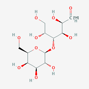 (2R,3R,4R,5R)-2,3,5,6-tetrahydroxy-4-[(2S,3R,4S,5R,6R)-3,4,5-trihydroxy-6-(hydroxymethyl)oxan-2-yl]oxy(114C)hexanal