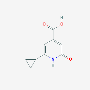 6-Cyclopropyl-2-oxo-1,2-dihydropyridine-4-carboxylic acid