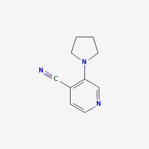 3-(Pyrrolidin-1-yl)pyridine-4-carbonitrile