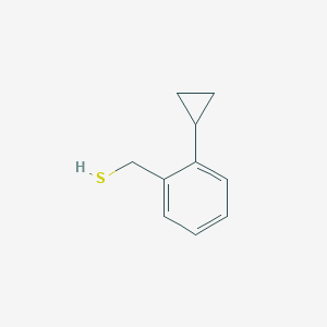 molecular formula C10H12S B1379954 (2-环丙基苯基)甲硫醇 CAS No. 1529545-51-4