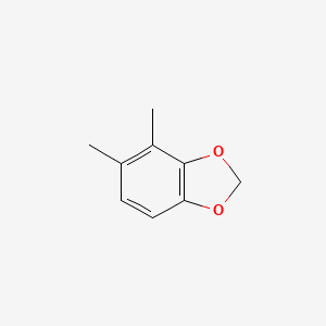 molecular formula C9H10O2 B13799583 1,3-Benzodioxole,4,5-dimethyl- 