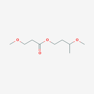 molecular formula C9H18O4 B13799592 3-Methoxybutyl 3-methoxypropanoate CAS No. 7249-04-9