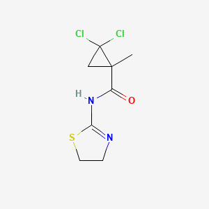 Cyclopropanecarboxamide, 2,2-dichloro-N-(4,5-dihydro-2-thiazolyl)-1-methyl-