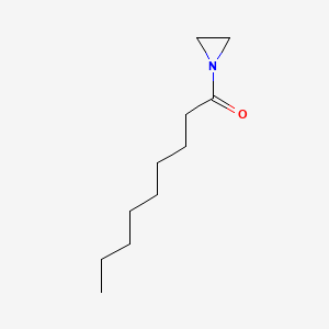 molecular formula C11H21NO B13799613 1-Nonanoylaziridine CAS No. 63021-51-2