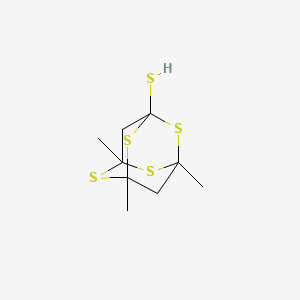 3,5,7-Trimethyl-2,4,6,8-tetrathiaadamantane-1-thiol